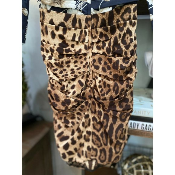 DOLCE & GABBANA Floral Animal Leopard Print Mini 4 - Picture 11 of 12